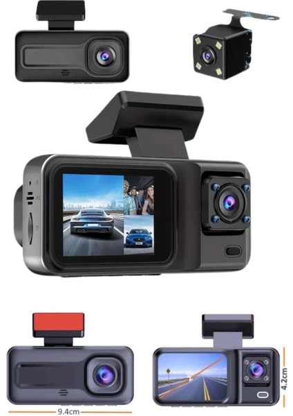 Dvr Araç Içi Kamera Ön ve Iç Kamera 2 Inç Ekranlı Çift Kamera fırsatları