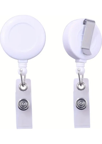 Beyaz Yoyo Yaka Kartlığı Çekmeli Kart Tutucu Yoyo 1 Adet fiyatları