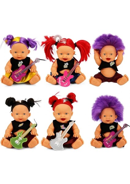 020050 Sabc-Nil-Bebek Punk Renkli Saçlı 2A.3R. -1 Adet Stokta Olan Gönderilir
