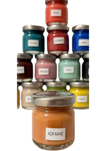 Seramik Çini Boyası 40CC Açık Kahve