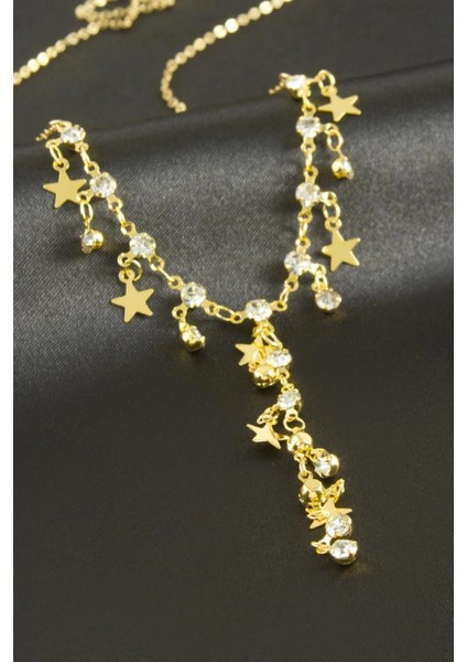 Ieg Yıldız Taşlı Y Kolye