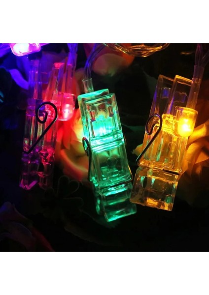 Greyder GD972 Şerit Pilli Aydınlatma 2 Metre 10 Adet Rgb Mandal LED ( Lisinya ) fiyatları