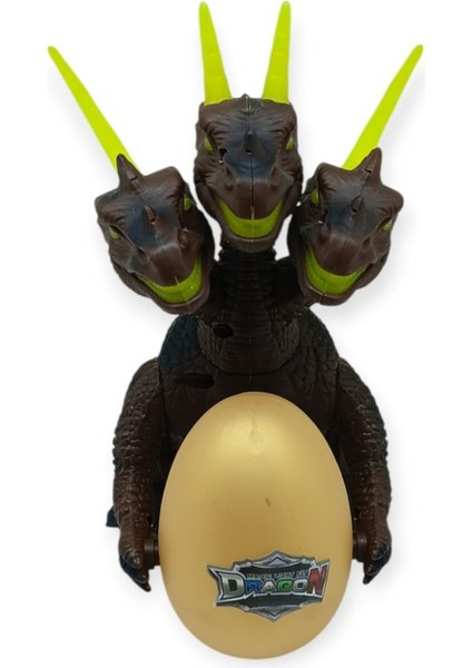 3 Başlı Mitolojik Ejderha - Pilli Yerde Gezen Sesli Figür - WH-3010 (Lisinya) indirimleri