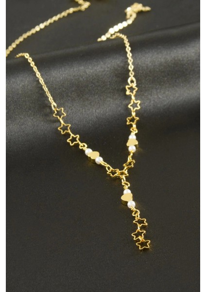 Ieg Kalp Yıldız Inci Y Kolye