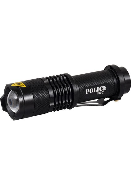 Police Ps-2 Cree Q5 LED Şarjlı El Feneri ( Lisinya )