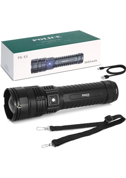 Police Ps-53 Şarjlı El Feneri ( Lisinya )