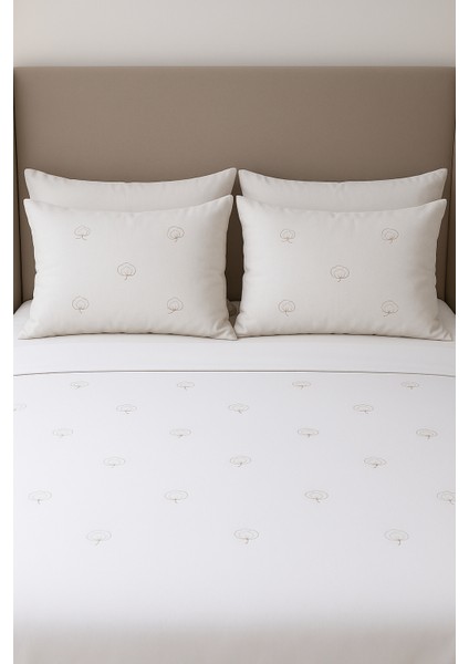 Desenli Pamuk Yastık (50X70) 4 Adet indirimleri