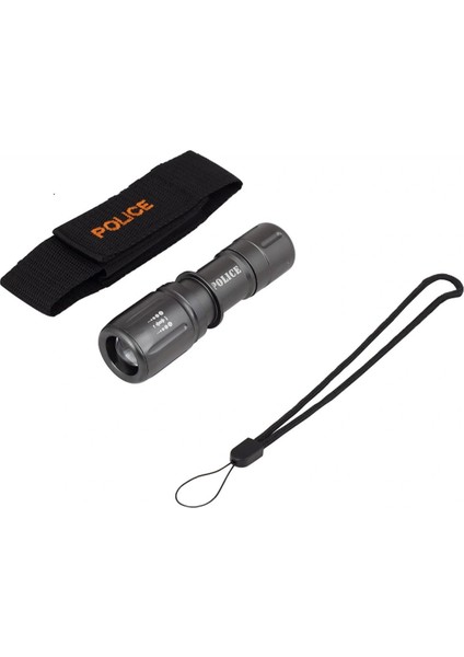 Police Pc-18 Cree Power Led+Zoom El Feneri Pilli ( Lisinya )