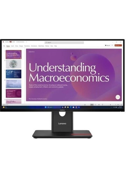 23.8" IPS Thınkvısıon T24D-40 64B9GAT1TK 4ms 120HZ Hdmı-Dp Kurumsal Monitör 1920X1080