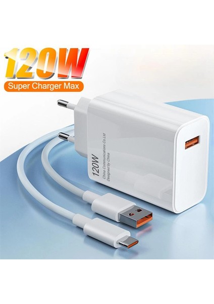 120W Turbo Saniye Göstergeli Hızlı Şarj Aleti Adaptör Kablo Set (Markasiz) ( Lisinya ) fiyatları