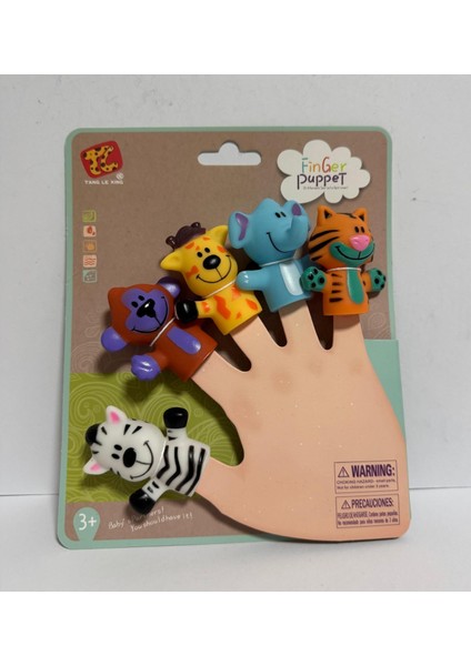 Kzl-Tl-14 Hayvan Figürlü Parmak Kukla
