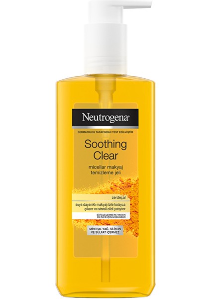 Soothing Clear Micellar Yüz Temizleme Jeli 200 ml (2 Adet)