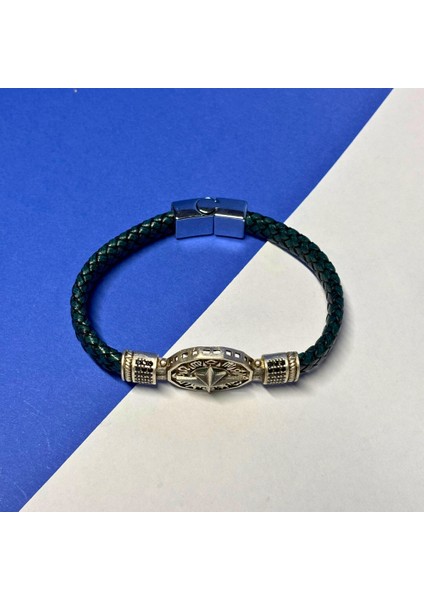 El Işçiliği ile Üretilmiş Hakiki Deri Erkek Bileklik modelleri