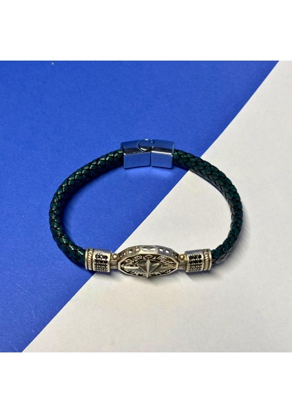 El Işçiliği ile Üretilmiş Hakiki Deri Erkek Bileklik modelleri