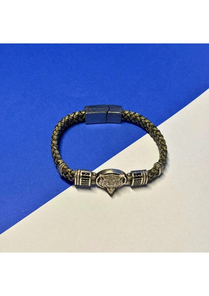 El Işçiliği ile Üretilmiş Hakiki Deri Erkek Bileklik modelleri