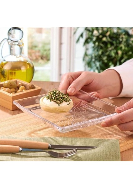 Crystallin Madlen Pasta Tabağı 27X16CM (3 Adet) fiyatları