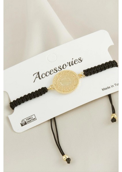 Çeyrek Makrome Örgülü Bileklik