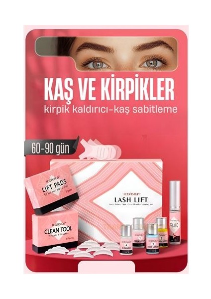 Turk Lifting Seti - Kirpik Perması Kirpik Kaldırma Seti - Kaş Sabitleyici Multi Kullanım