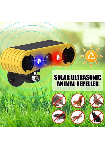 Egonex Güneş Enerjili Ultrasonik Hayvan Kovucu EG-26950