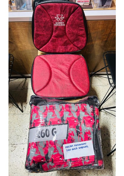 Massey Ferguson 260 G Kabinsiz Su Geçirmez Branda ve Mf Armalı Koltuk Kılıfı