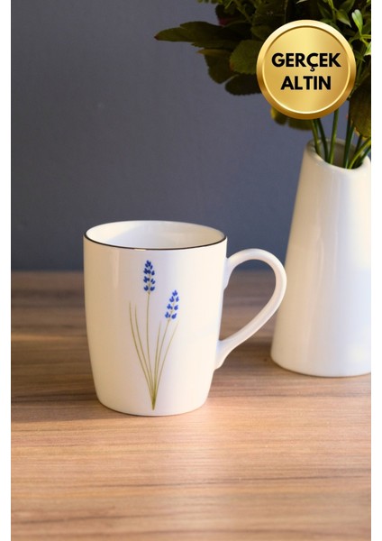 Porselen Natura Lavanta Kulplu Mug Kupa 9cm 220ML 4 Lü fiyatları