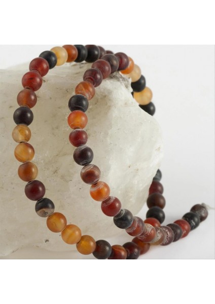 6 mm Mat Akik Taşı