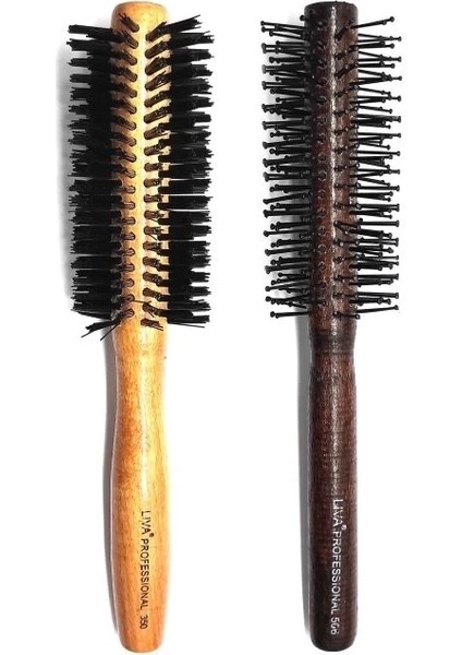 Liva Professıonal Saç ve Fön Fırçası 2'li Set 350 ve 506