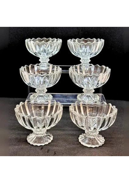 6'lı Kristal Çerezlik Seti