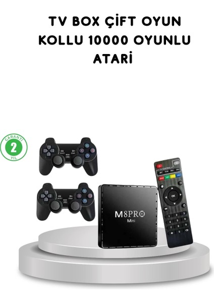 M8PRO Mini 2 Android 12 64 GB Tv Box – 10K Ultra Hd Görüntü & Oyun Keyfi
