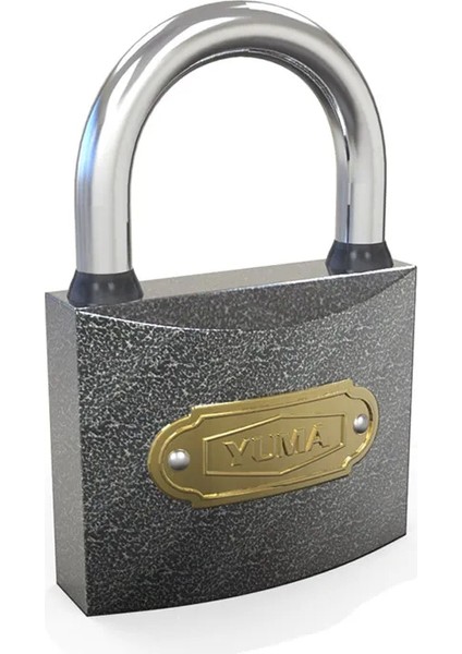 Eco Lounge Yuma Gri Döküm Kısa Asma Kilit 40MM