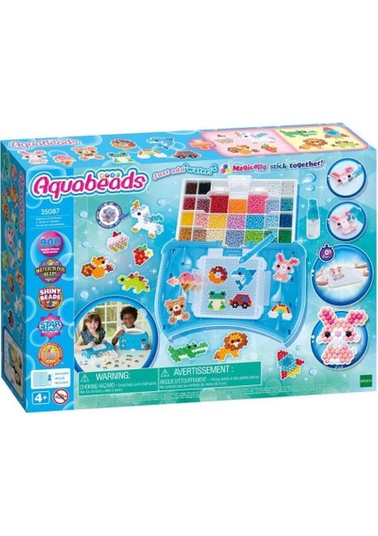 35087 Aquabeads Çantalı Başlangıç Stüdyosu 900 Parça +4 Yaş indirimleri
