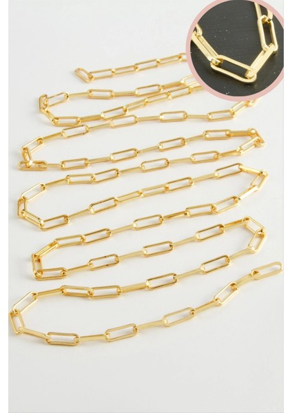 Ieg 4 mm Dikdörtten Zincir 1 Metre