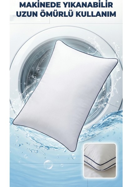 Buğz Nano Jel Lüks Yastık 2'li Set 50X70CM 1200GR Pamuklu Kumaş modelleri