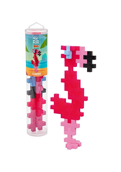 Plus - Plus Big Flamingo 100 Parça (3 Adet)