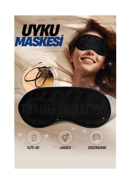 Turk Uyku Maskesi Göz Uyku Maskesi 2 Adet
