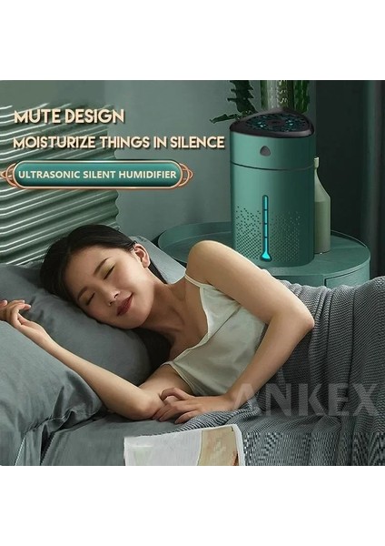 Hava Nemlendirici Işıklı Buhar Makinesi ve Aroma Difüzörü 1000 ml Ultrasonik fiyatları