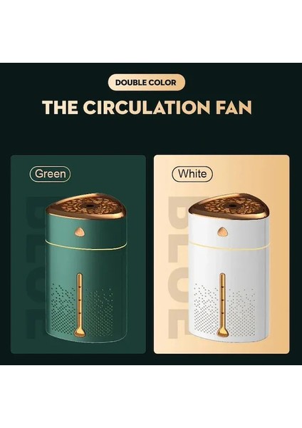 Hava Nemlendirici Işıklı Buhar Makinesi ve Aroma Difüzörü 1000 ml Ultrasonik fırsatları