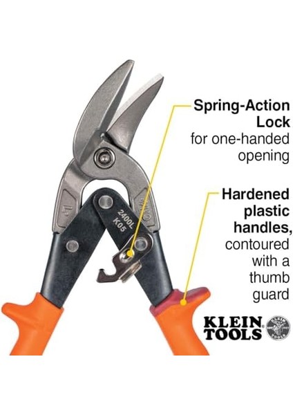 2400L Sol Kesme Ofset Snips, Hassas Sac Kesme Için Dövme Bıçaklı Havacılık Kalay Snips modelleri