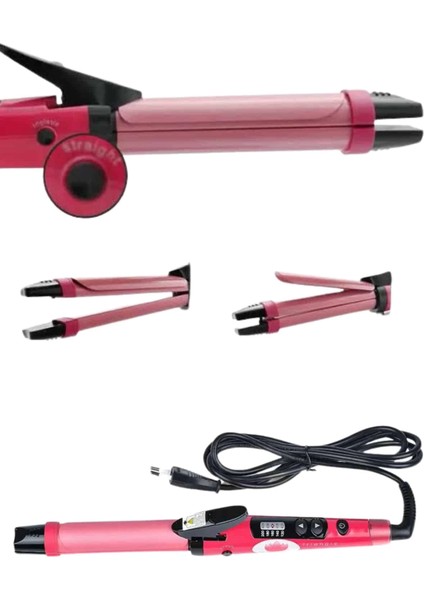 Bfs Saç Düzleştirici Şekillendirici Saç Maşası Ikili Şekillendirici Isı Ayarlı indirimleri