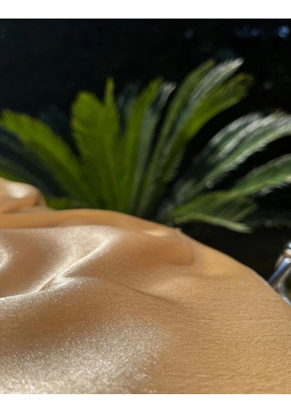 Kadın Gold Renk Janjan Şal