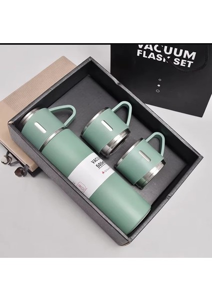 Üçlü Bardak Paslanmaz Çelik Termos Seti modelleri