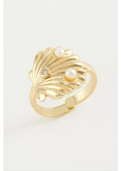 Ieg Istiridye Inci Metal Yüzük