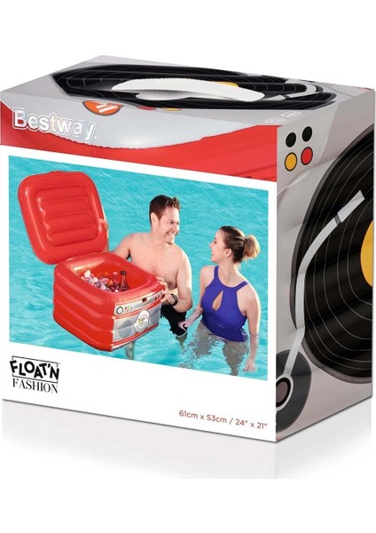 Bestway Retromusic Portatif Şişme Buzdolabı 31 Litre indirimleri