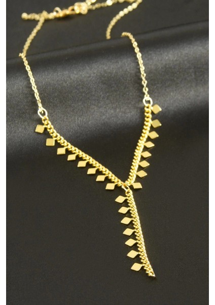 Ieg Baklava Şekilli Y Kolye