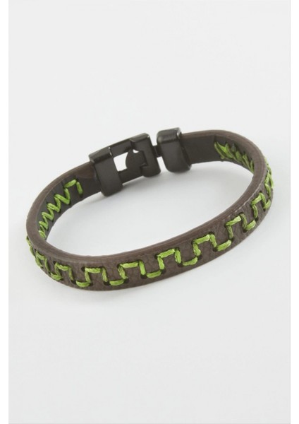 Labirent Kaliteli Suni Deri Bileklik