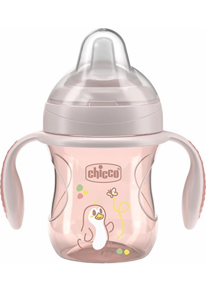 Yumuşak Uçlu Alıştırma Bardağı 4+ Ay 200 ml Kız (5 Adet) fiyatları