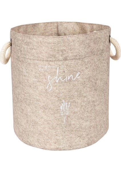 Kulplu Yuvarlak Düzenleyici Çok Amaçlı Kolay Taşınabilen Organizer Keçe Sepet (Maxi) 03655 indirimleri