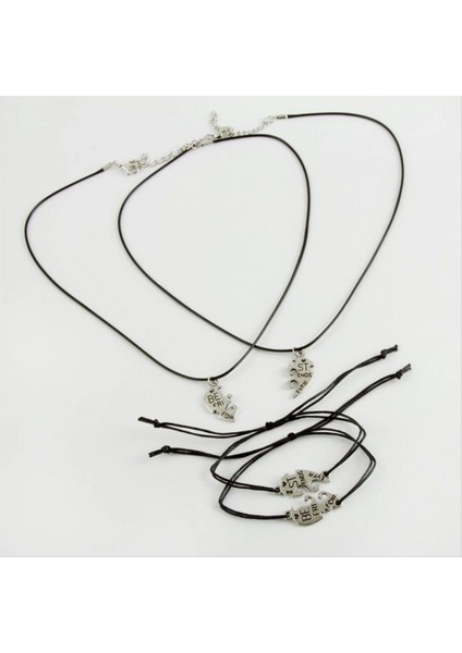 Ieg Best Friends Arkadaş Deri Set Kolye fırsatları