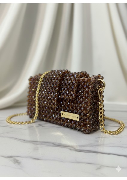 Caramel Toffee Mousse – Özel Üretim Kristal Çanta modelleri