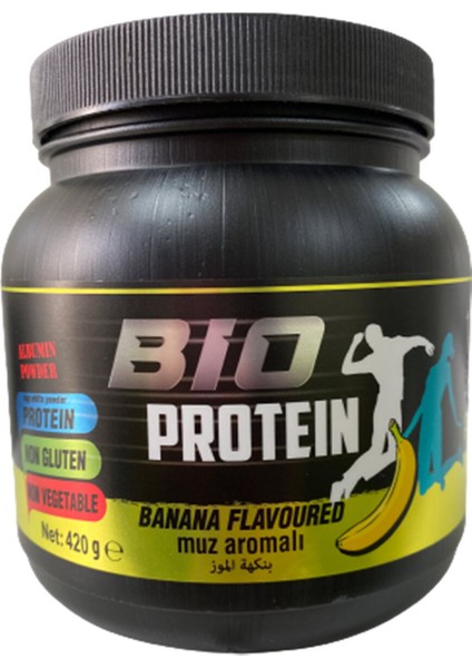 Muz Aromalı Protein Tozu 420 G 4 Adet